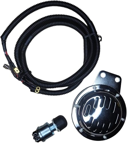 Kit universal de carrito de golf y bocina ATV  12 voltios  Club Car Ezgo Yamaha Cableado Bocina y botón incluidos disponible en Yaxa El Salvador