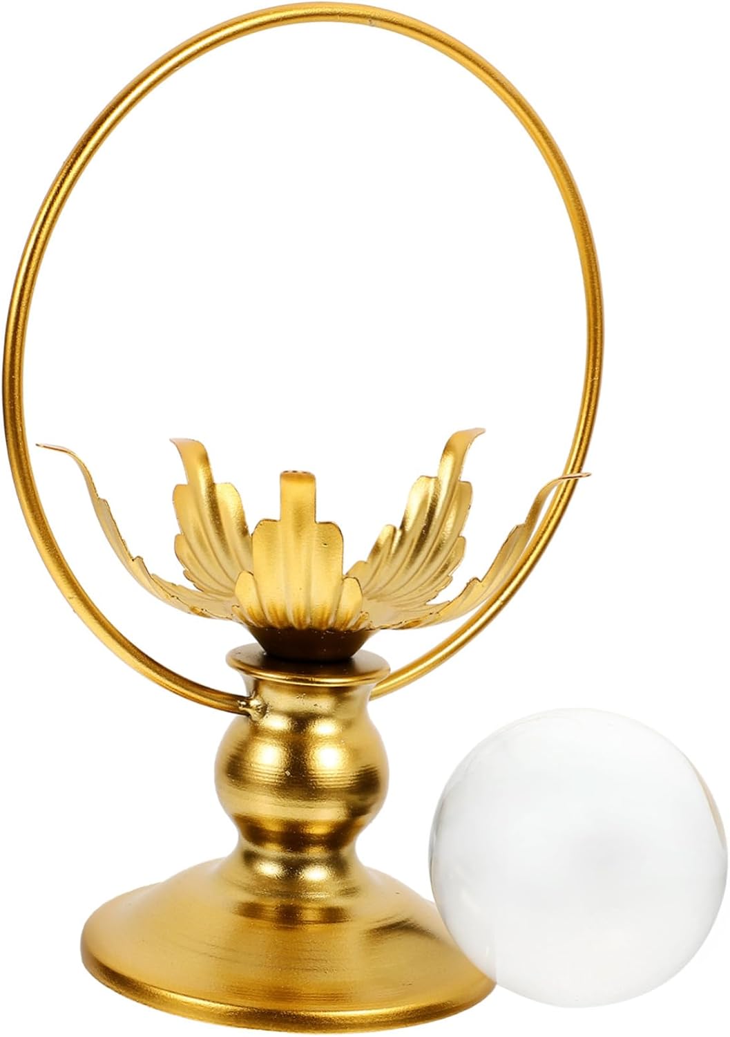 Gorgeous Crystal Sphere Ornament Stand Decorative Globe for Home Decoration