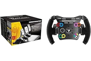 Thrustmaster T-LCM Pedals + Thrustmaster Open Wheel Add-On Bundle: Authentic Racing Simulation