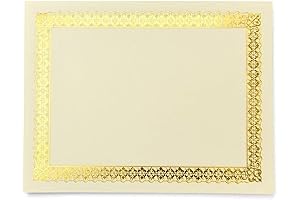 Gartner Studios Premium Gold Certificate Paper for Certificates That Shine
