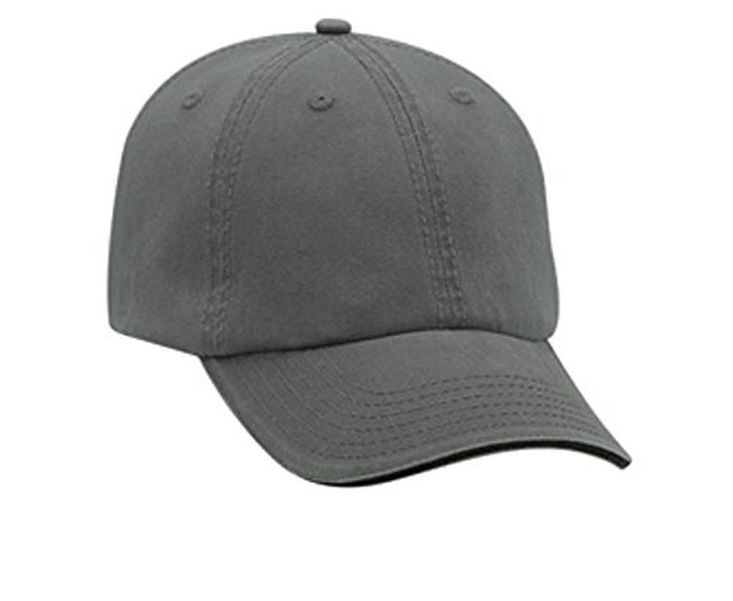 Hats & Caps Shop Superior Garment Washed Cn Twill Sandwich Visor w/Striped Closure Low Profile Pro Style Caps - by TheTargetBuys