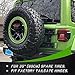 Oversized Spare Tire Tailgate Reinforcement Kit for 18-23 Jeep Wrangler JL 82215356AB 82215356AC Carrier Tire Mounting Bracket Hinge Kit/Enhance Spare Tire Mounting Bracket