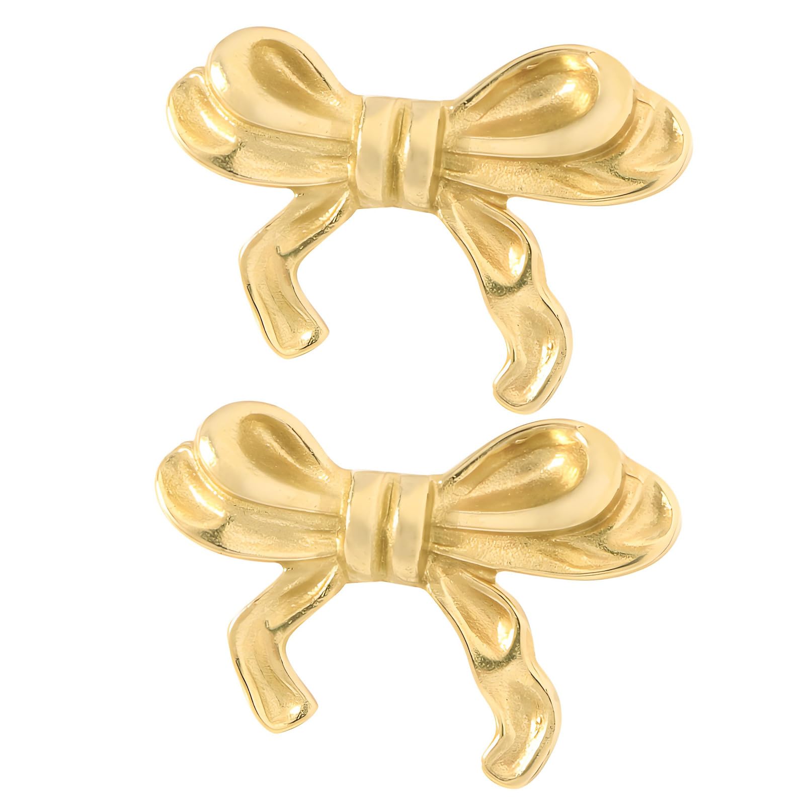 Dailibeer Primary Color Bow Knob Pull Handle Unique Brass Bow Cabinet Knob Cabinet Elegant Furniture Handle Home Decor Brass Butterfly Cabinet Pull