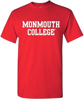 Monmouth College Scots Basic Block, Team Color T Shirt, College, University