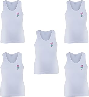 Rupa Jon Jon Boy's Kids Vest (Pack of 5)