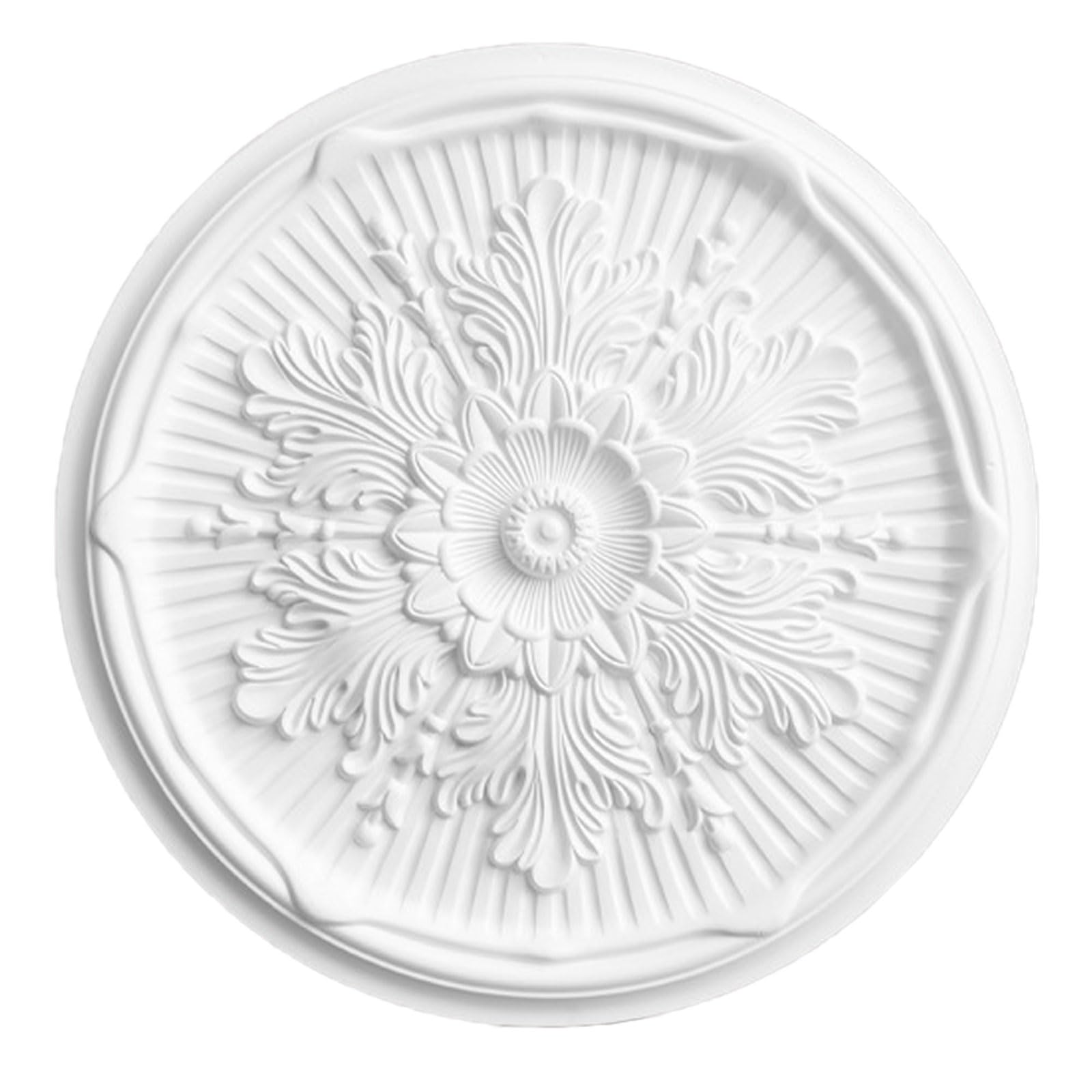 Foelanne White W Ceiling Medallion White 24.8-60Cm(,53Cm)