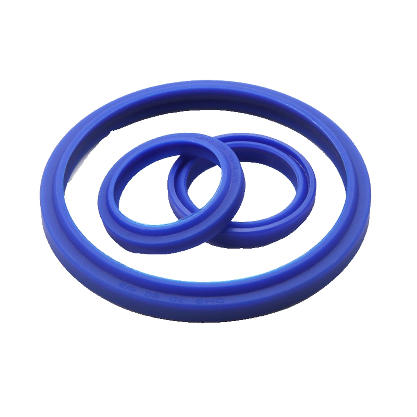 Produktbild von 5x U-Y Zylinder Hydraulikdichtung UHS 20x28x5 – Polyurethan, Blau, Für Maschinen Und Hydraulikzylinder, -20 Bis +100°C