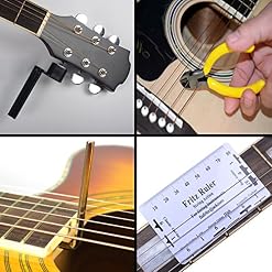 Kit de réparation de guitare – Ensemble de 15 outils d’entretien de guitare – Avec aiguille de guitare,jauge d’action… - Les Beatles, Paul McCartney, John Lennon, RIngo Starr, George Harrison Kit de réparation de guitare - Ensemble de 15 outils d'entretien de guitare - Avec aiguille de guitare,jauge d'action… – Image 6