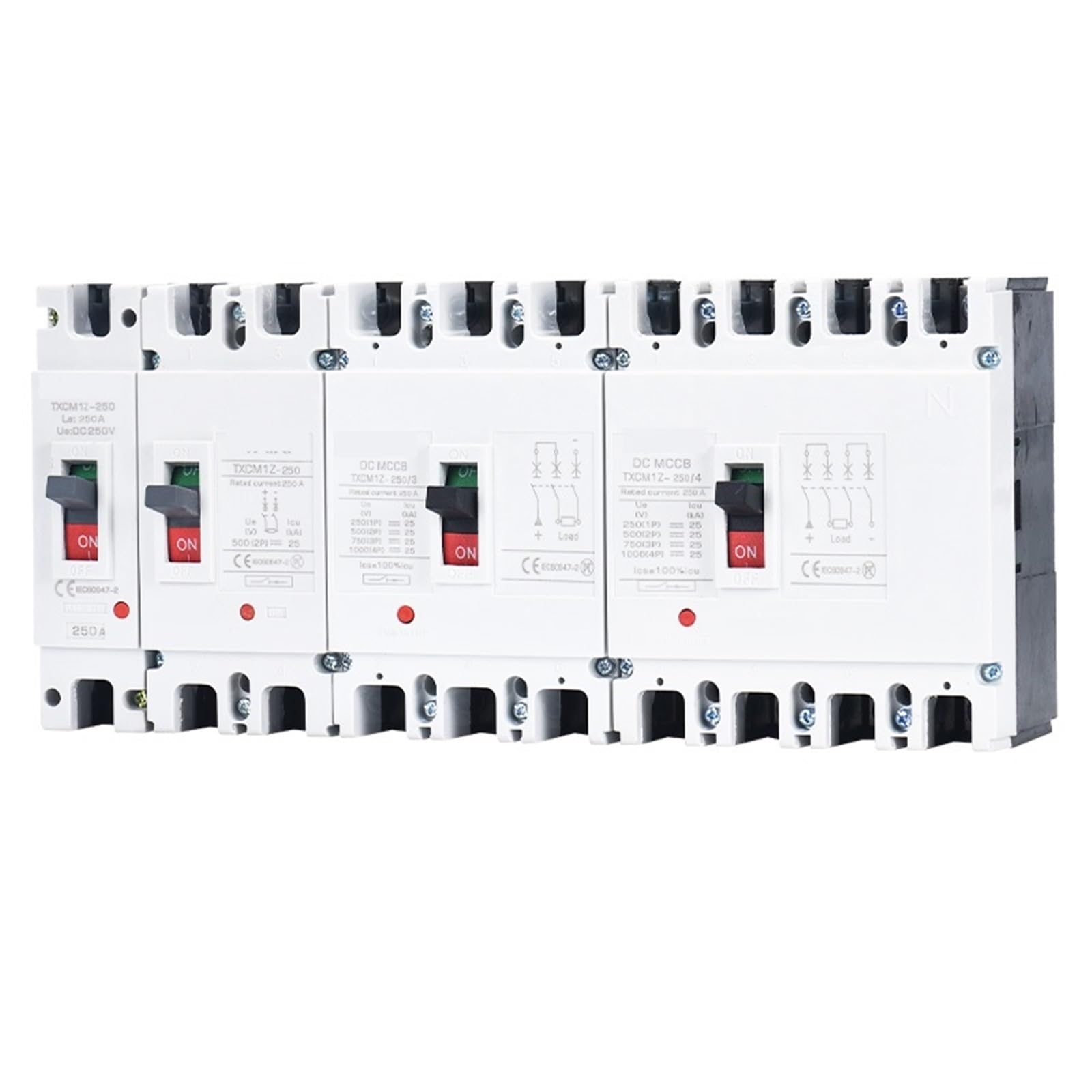 Disjoncteur de protection solaire PV 3P 300A DC750V pour parc de batteries