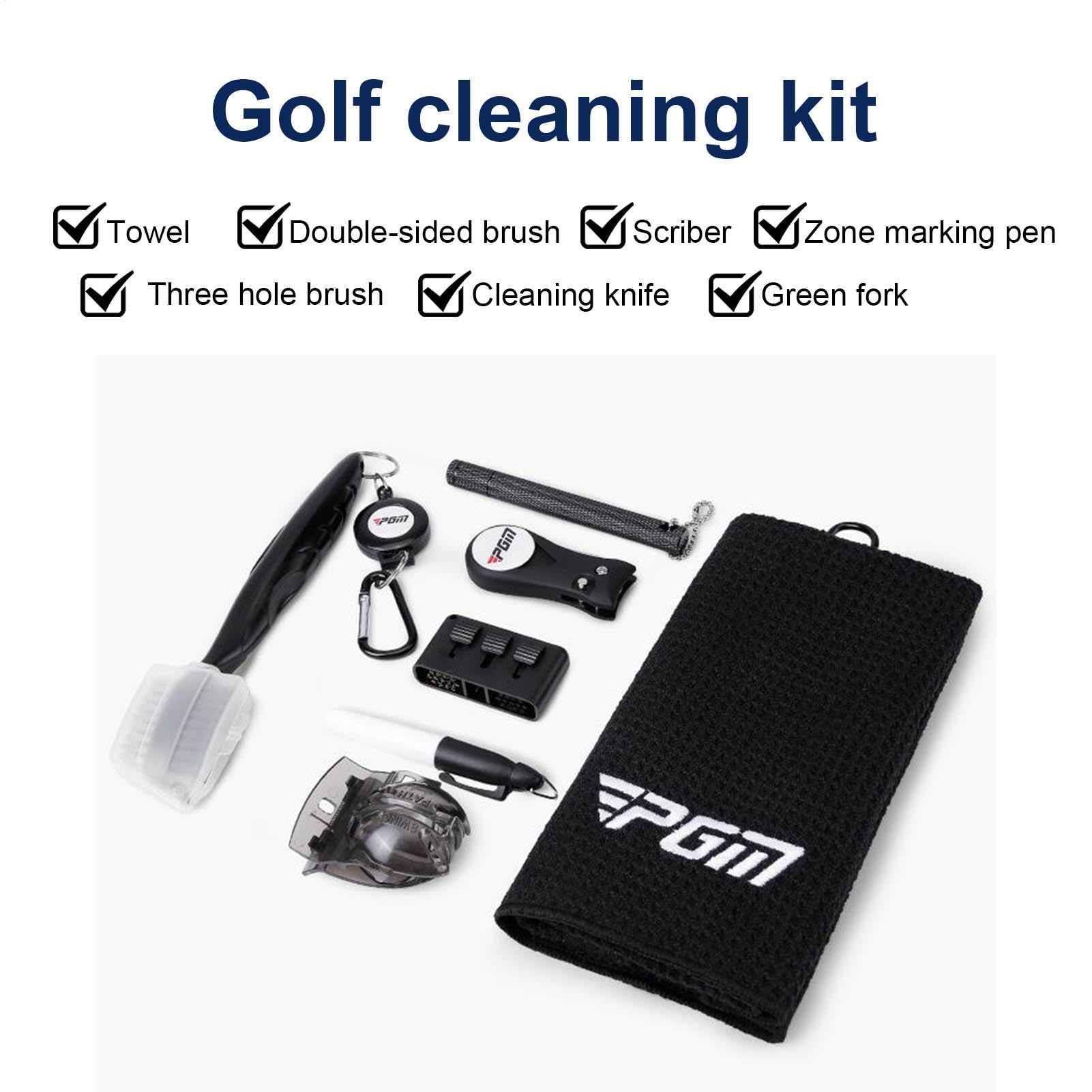 Kit de golf para hombres, juego de accesorios de golf - Juego de golf práctico multifuncional,Herramienta de reparación de divot, kit de limpieza de golf para marido, hombres, equipo deportivo externo
