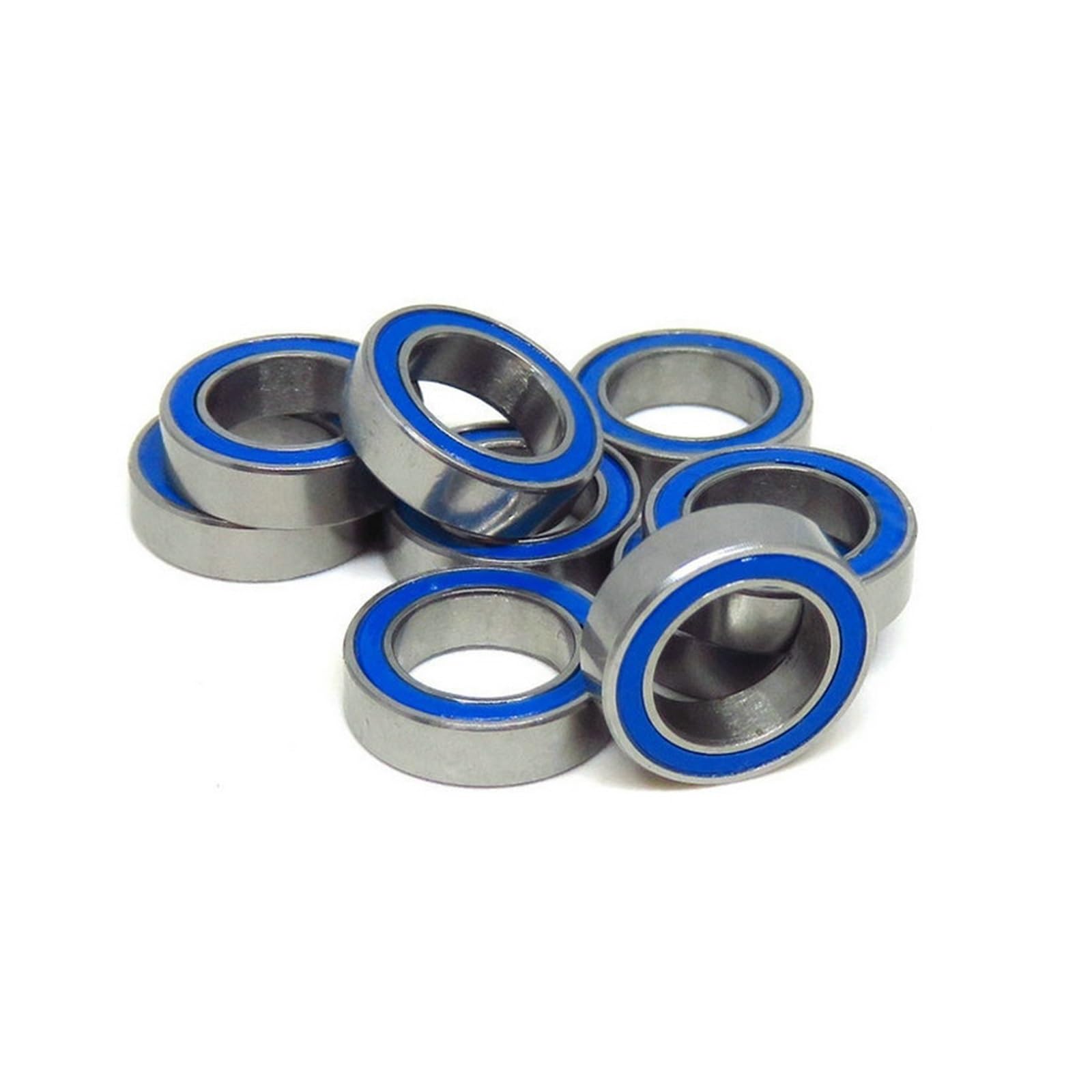 10 piezas MR105-2RS 5x10x4mm mini rodamiento de bolas MR105RS L-1050 WBC5-10 5 * 10 * 4 ABEC3 rodamiento sellado azul MR52 MR63 MR74 MR85 MR95 RS(687-2RS 7x14x5mm)