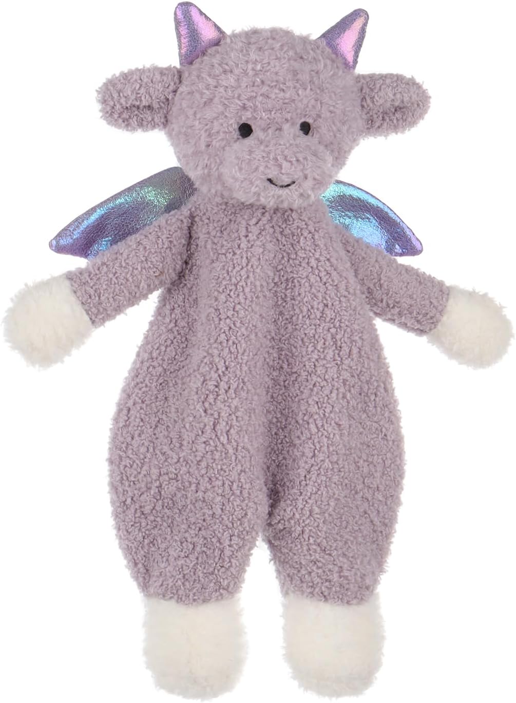 Apricot Lamb Dragon Soft Loveys for Babies, Security Blanket for Baby Boy and Girl, for Infant and Toddlers (Purple) - Image 3