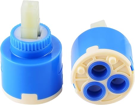 Tap Cartridge, Ceramic Cartridge, Ceramic Tap Cartridge, Ceramic Disc Cartridge Valve For Single Lever Monobloc Bathroom Or Kitchen Mixer Taps,A-35mm