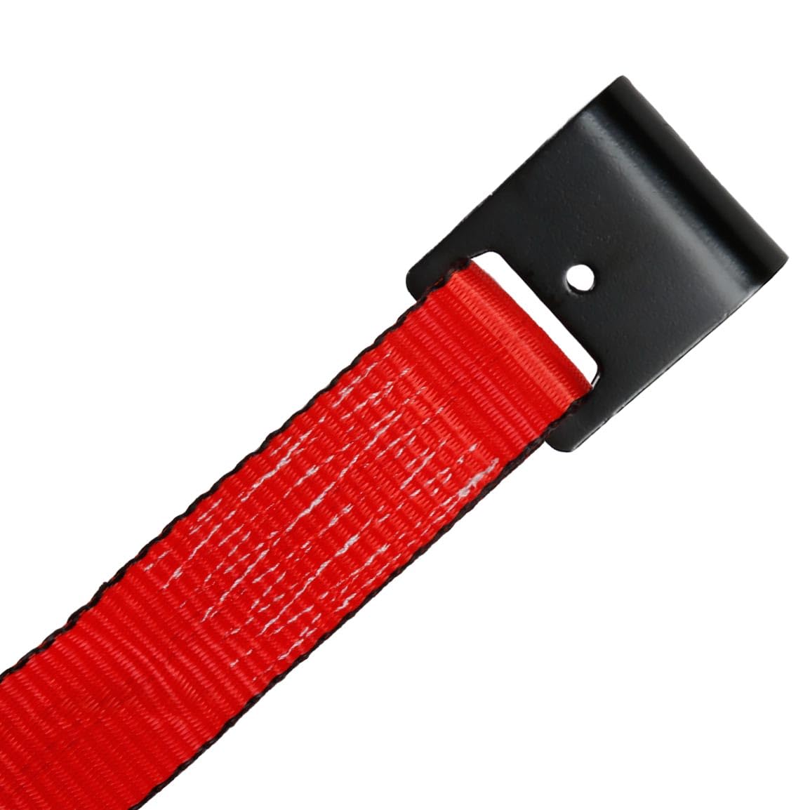 CRAFTSMAN CMXAZBS10000F Sangle d'arrimage à cliquet de 5,1 cm x 8,6 m avec Crochet Plat – Robuste/résistante à la Rupture de 4,5 kg, Noir/Rouge
