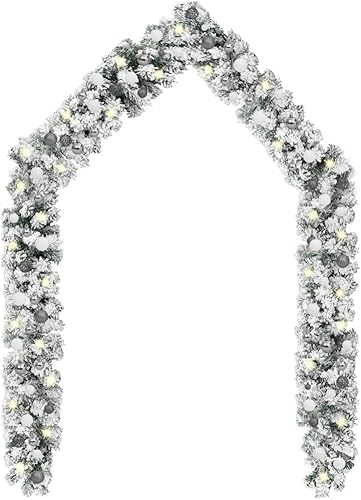 Juego de guirnalda de Navidad con luces LED y bola adecuada para interiores invierno vacaciones Año Nuevo decoración de Navidad guirnalda de mesa de