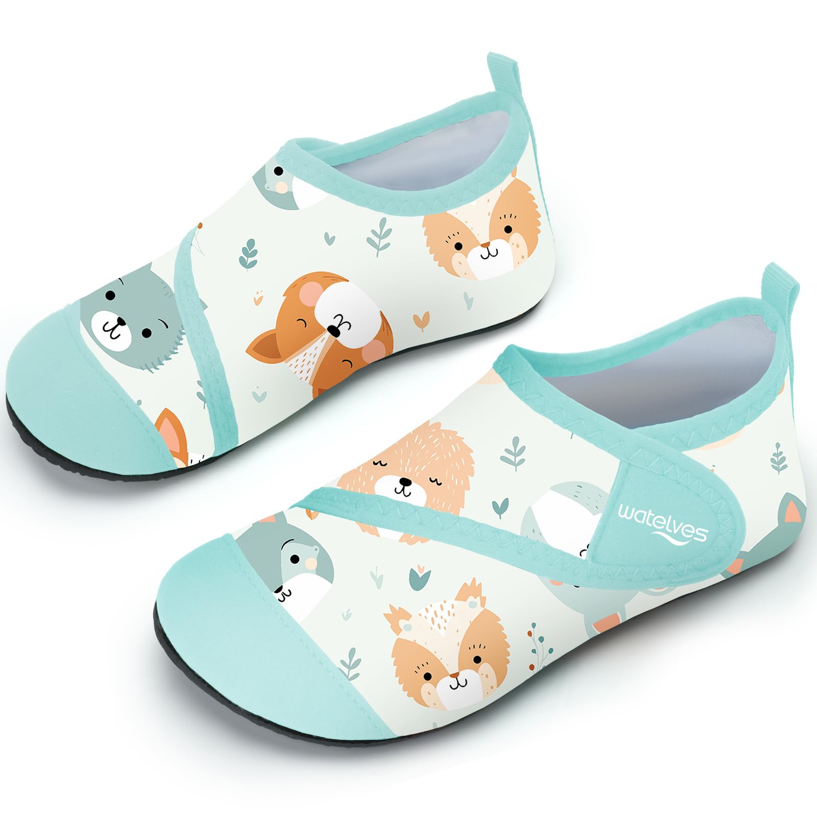 WateLves Badeschuhe Strandschuhe Schwimmschuhe Wasserschuhe Junge Mädchen Baby Aquaschuhe Schnell Trocknend Barfuss Schuh für Kinder Beach Pool