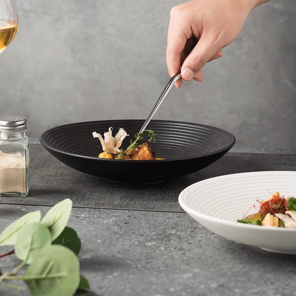Miski do zupy domowy makaron miska talerz ramen duża miska do zupy ceramiczna miska sałatkowa zachodnia prezentacja jedzenia miski obiadowe (2)