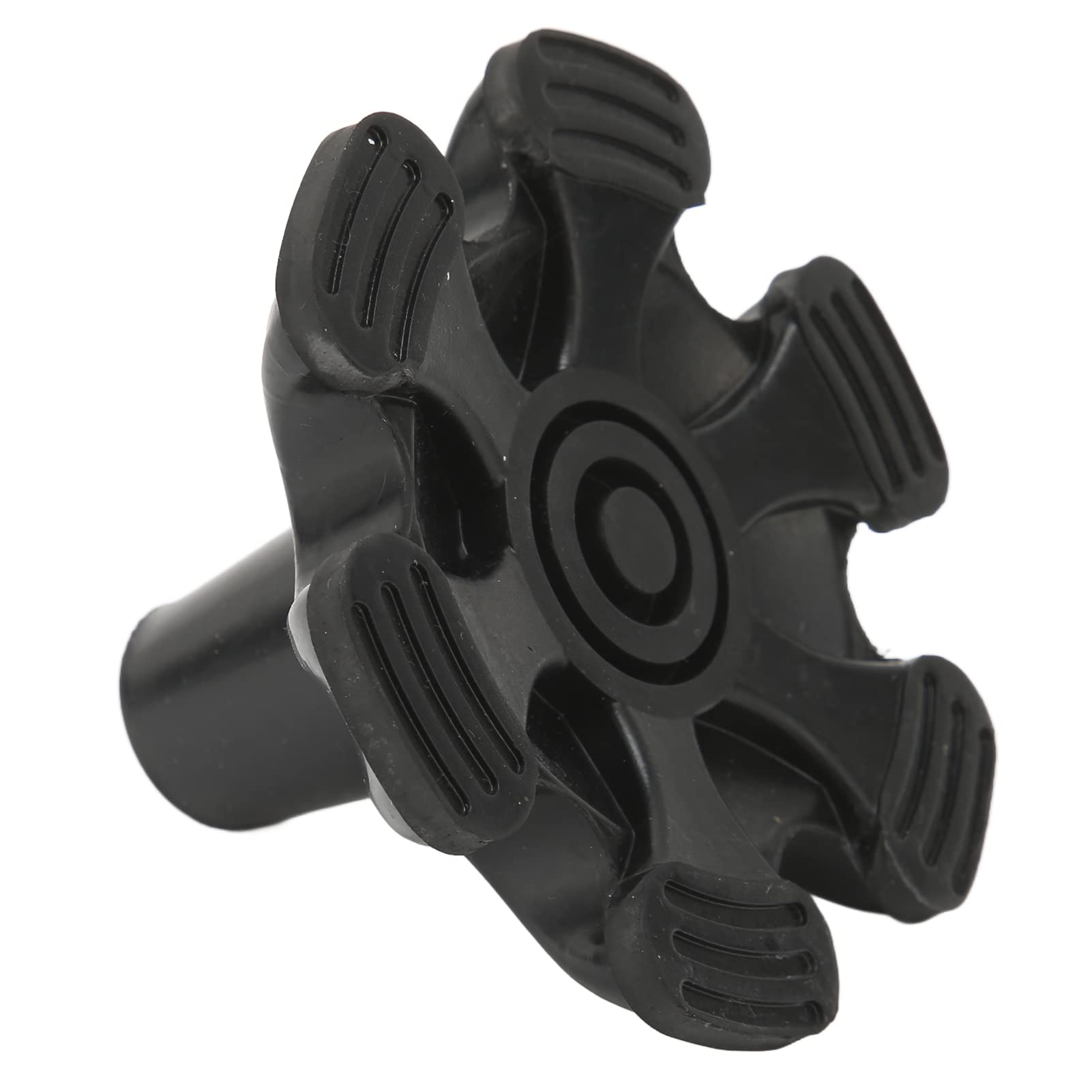 Punte per Canna, 6 Pilastri Design 19mm Tappetino per Bastone Passeggio Antiscivolo, Punte per Stampelle in Gomma Treppiede Punta del Piede per Bastone Passeggio Bastone Tiro