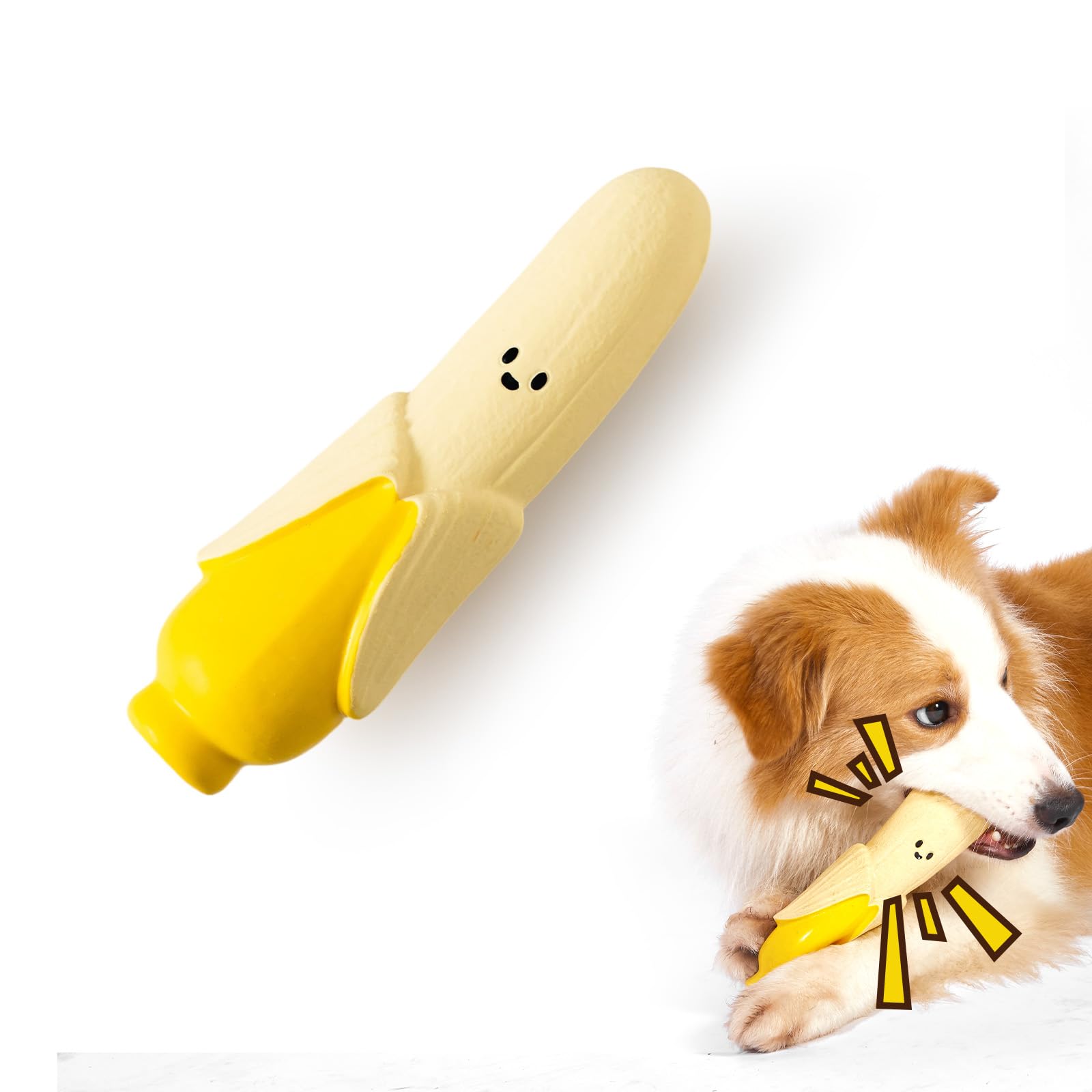 Amazon | PureNya 犬用おもちゃ 噛むおもちゃ バナナ 天然ラテックス製 