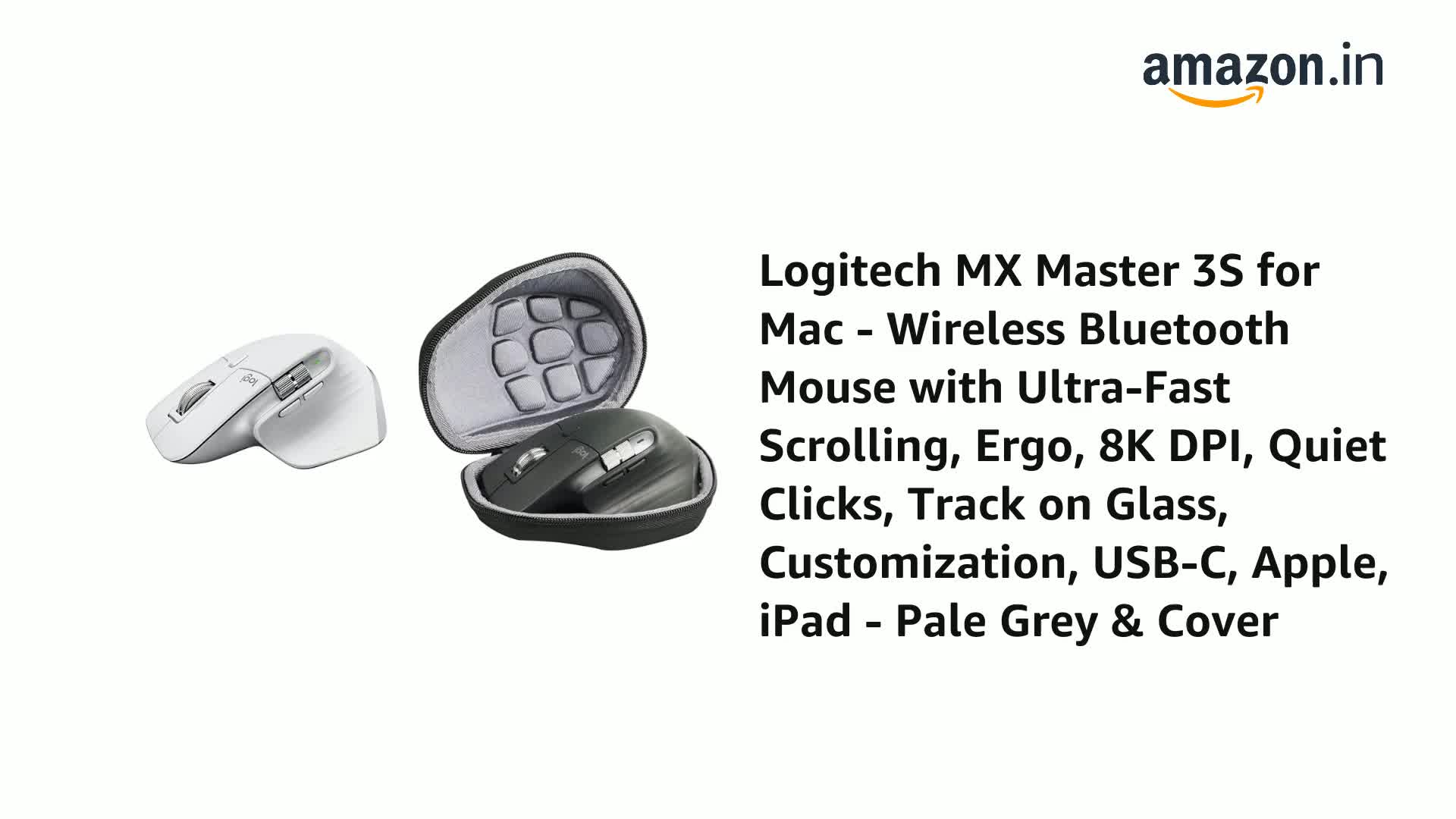 Amazon.in: Buy Logitech MX Master 3S for Mac - Wireless Bluetooth