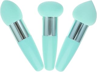 Plumas de esponja de maquillaje de mano de al...