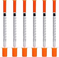 Vista 9 de Knixxo 0.3 fl oz con jeringa de calibre 30 de 1/2 pulgada, sellada individualmente (paquete de 100) (kx-22), 0.0 fl oz