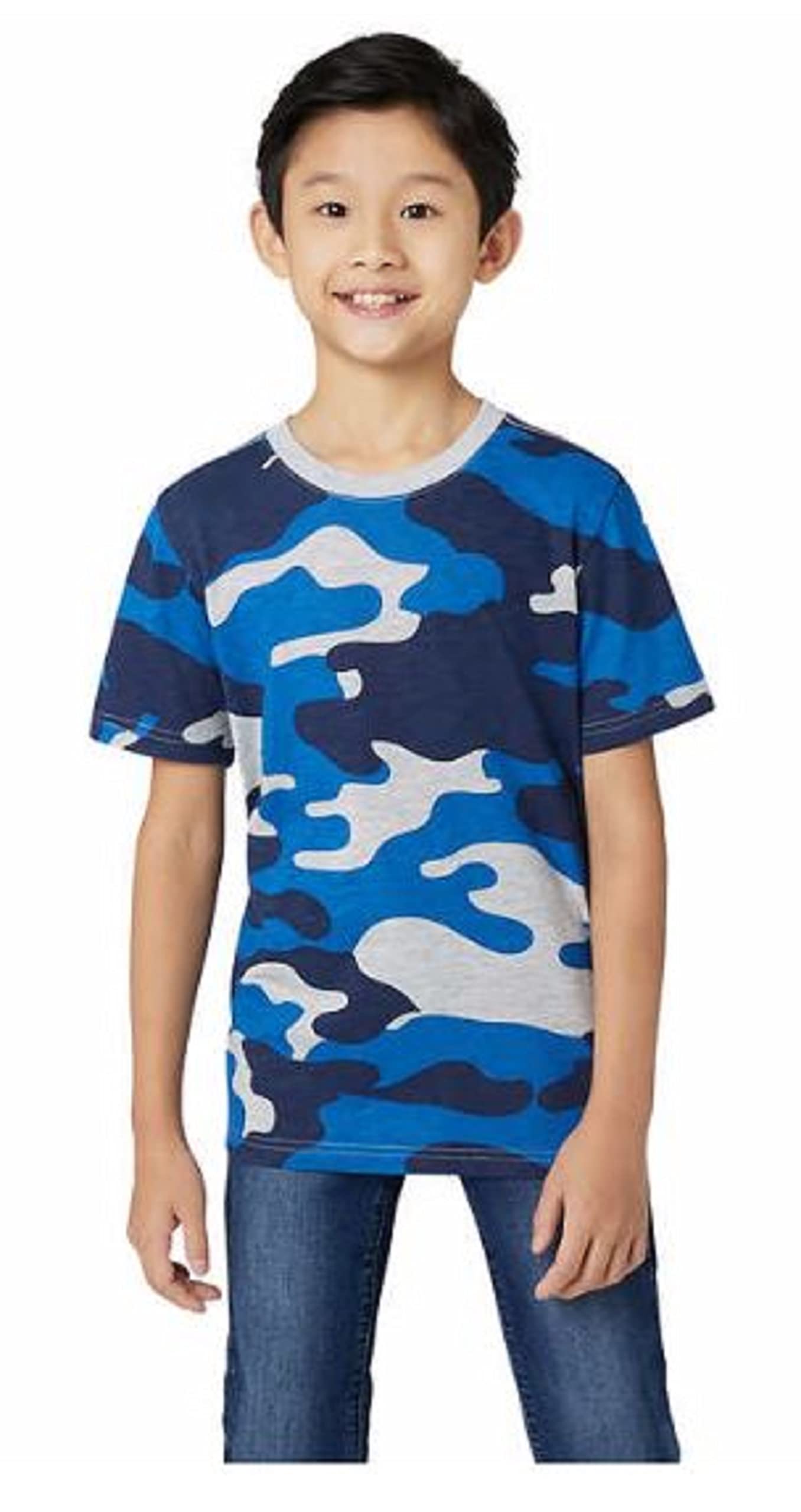Eddie Bauer Youth Boy's 3 Pack Short Sleeve T-Shirts (as1, Alpha, l, Regular, Regular, Bright White, Large(14/16))