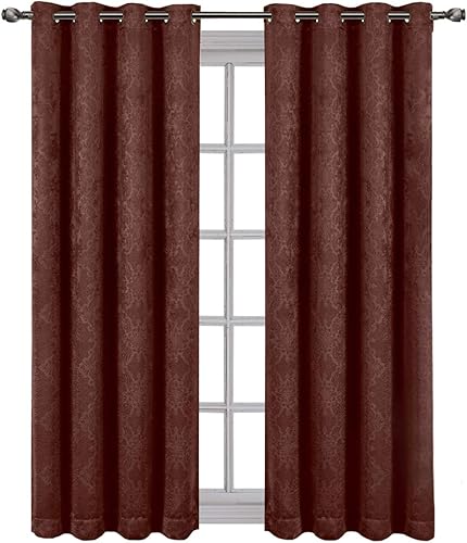 Miniatura 8 de Royal Hotel Bedding Bella - Paneles de cortina opacas con ojales, color beige, 2 paneles, 52 x 108 pulgadas cada uno