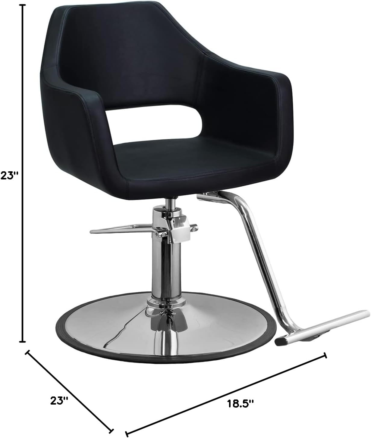 Salon Styling Chair Richardson BLK for Beauty Salon Furniture