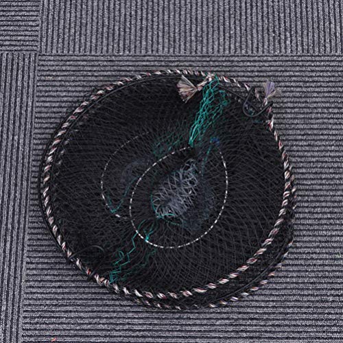 BESPORTBLE Redes de pesca para castiços, armadilha de caranguejo, lagosta, camarão, rede dobrável de