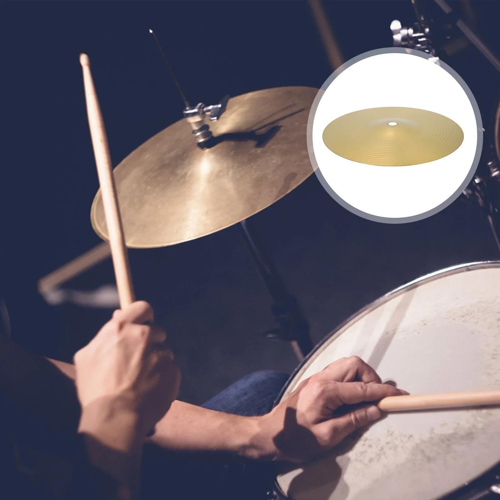 Cymbales En Laiton Accessoire De Batterie Métal Durable Cymbal Pack