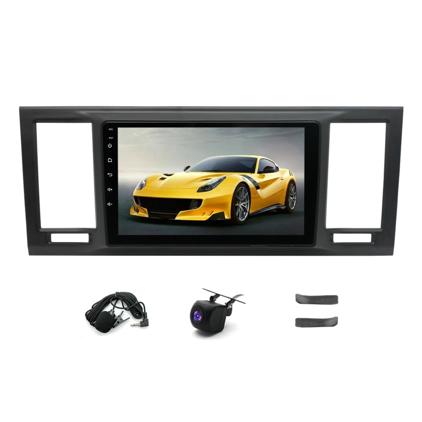 4+64G Android 14 Autoradio Navi Compatible con VW T6 Transporter Multivan 2016-2022 con Carplay Android Auto Pantalla táctil de 9 pulgadas Reproductor de radio Navegación GPS Unidad principal con WLAN