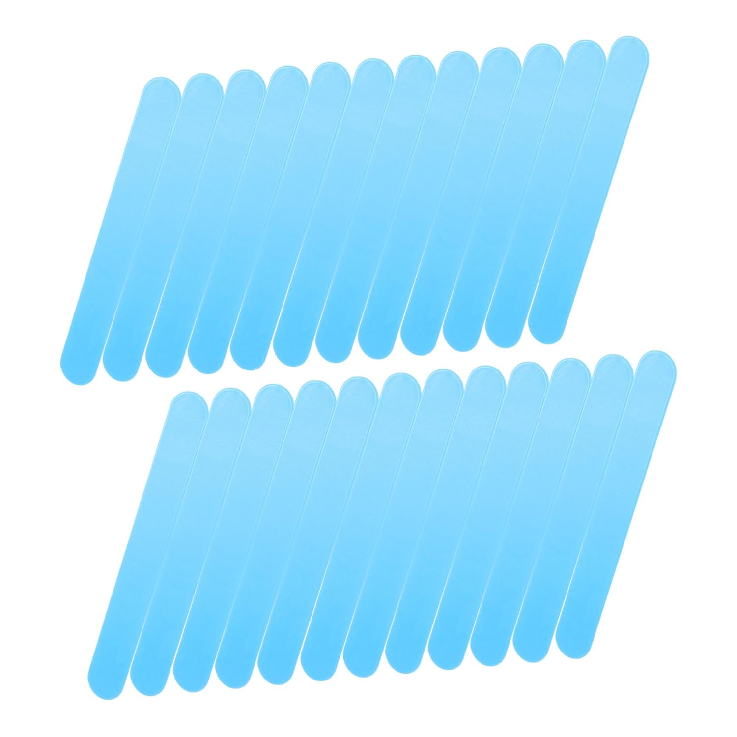 BESTOYARD 25pcs Plastic Tongue Depressors Dental Tools for Oral Examination Professional Use Clinics and Laboratories Blue Pp Material