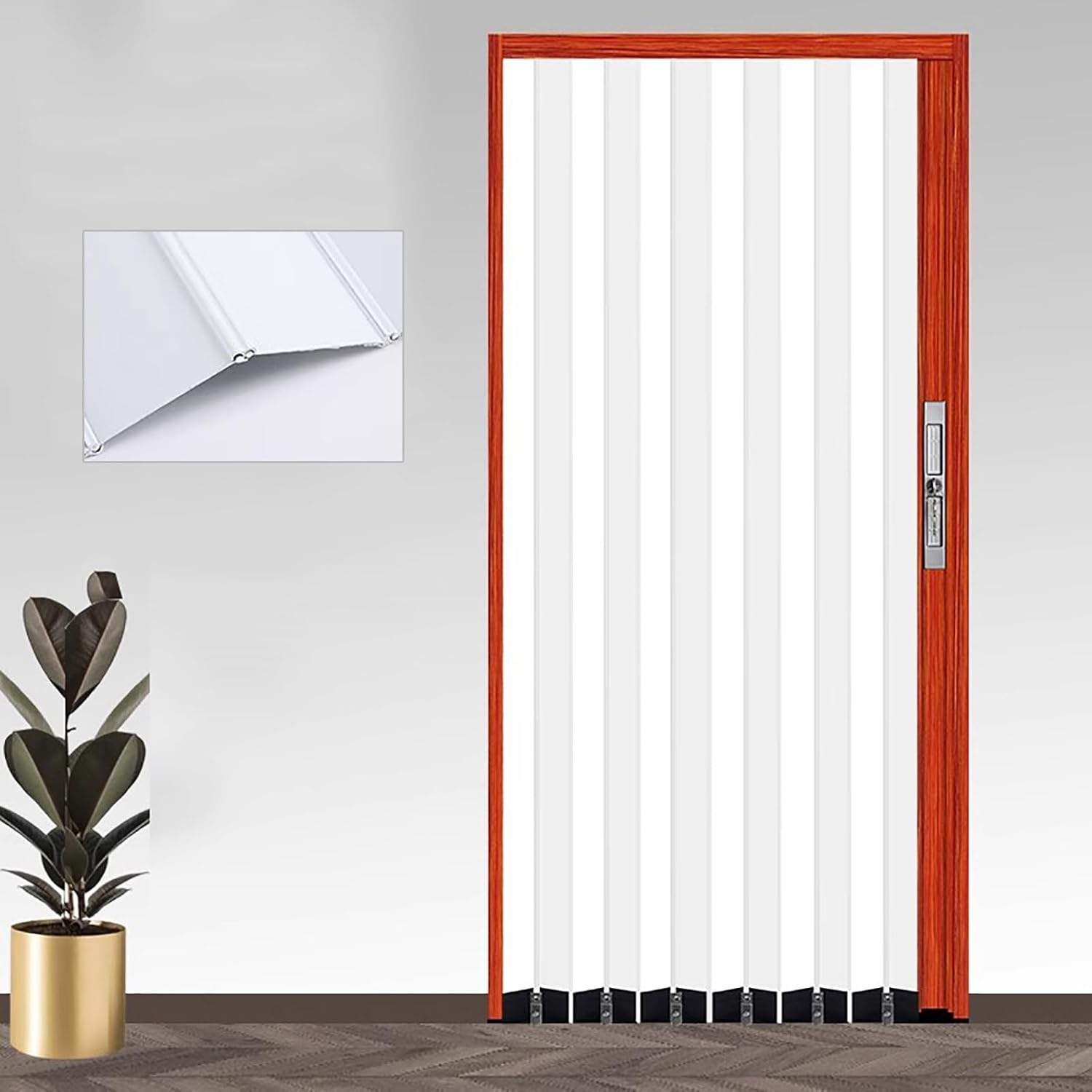 Lockable Multifold Retractable Sliding Doors Interior, 60