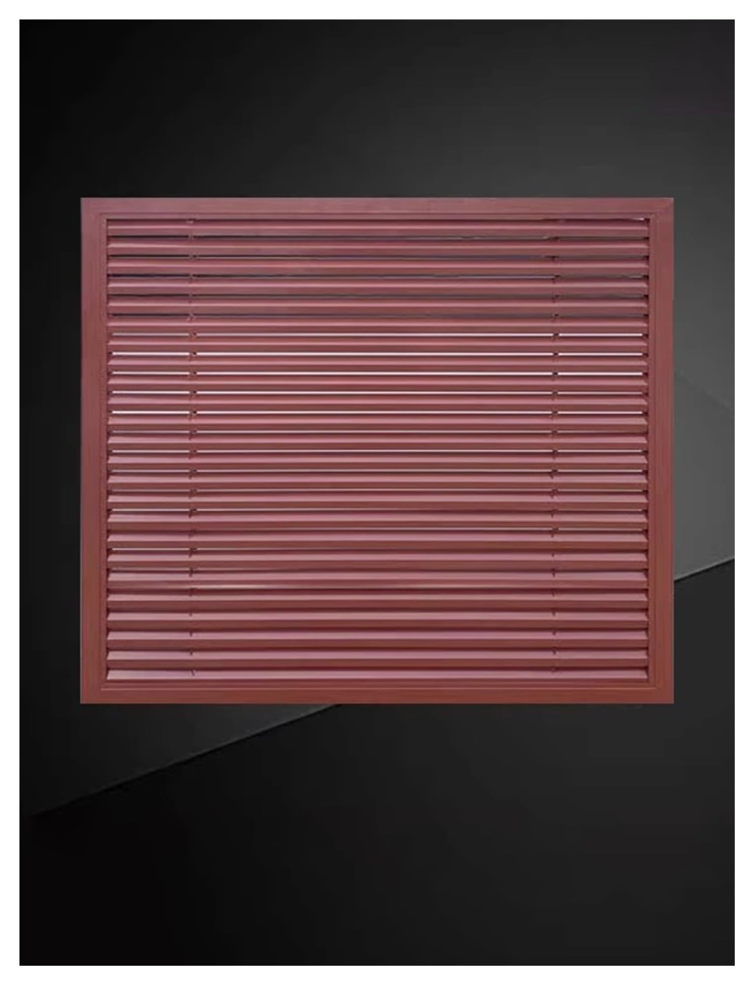 Lüftungsgitterabdeckung, braun, 10 x 10 Zoll