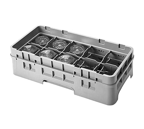 Cambro (10HS318151) Estante de vidrio de tamaño medio de 10 compartimentos - Camrack
