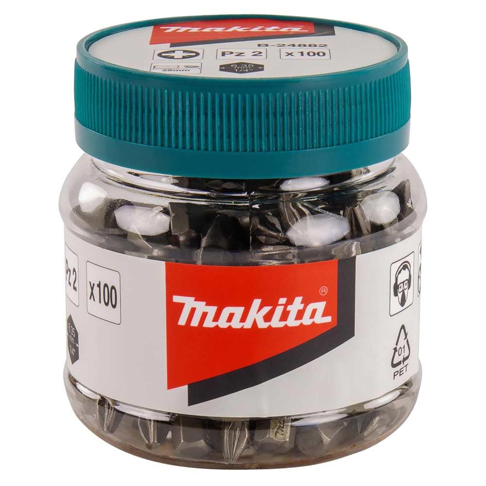 Makita PH2-25 Torsionsbits – 2 Stück, Robuster Schraubaufsatz Für Holz