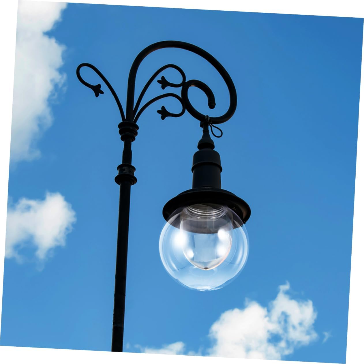 Acrylic Globe Lampshade Replacement for Ceiling Pendant Light Diameter Fitter Opening Weather-resistant Easy to Install for Outdoor Lighting Fixtures