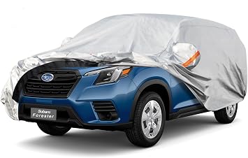 GUNHYI 6 Layer SUV Car Cover Custom Fit Subaru Forester 2016-2026 Waterproof All Weather, Heavy Duty Outdoor Snow Sun Rain Uv Protection Ships from US Warehouse, Delivery 3-8 Days