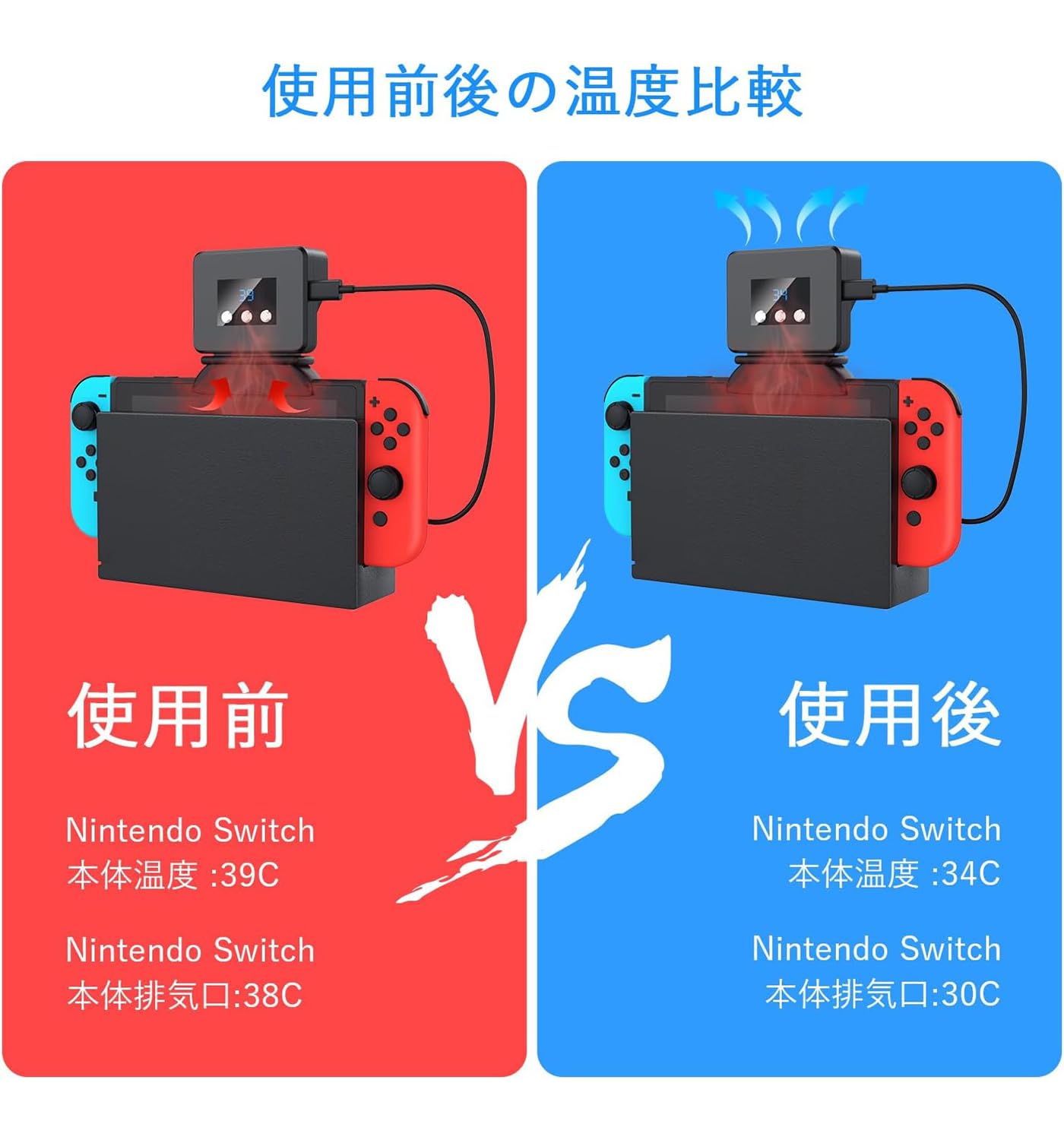 Amazon.co.jp: 【2025 アップグレード版】Switch 2用 冷却ファン