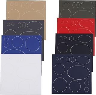 8pcs Puffer Jacket Repair Patches, Nylon Repair Self Adhesive Tape Washable Clothing Kit for Down Jackets Coats Tents Sleeping Bags Backpacks (8 Colors)