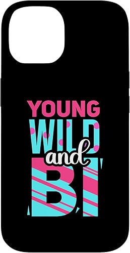 Miniatura 4 de iPhone 13 Pro Max Young Wild and Bi - Bisexual Pride Case