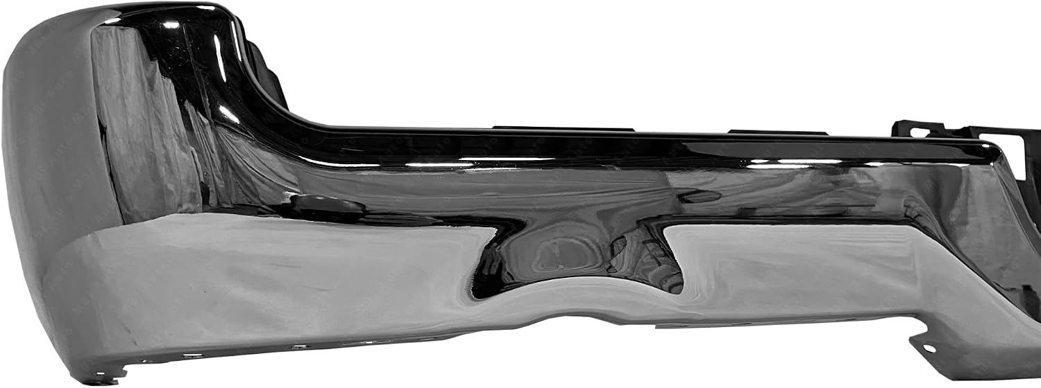BUMPERS THAT DELIVER - Chrome, Steel Rear Step Bumper Face Bar Compatible with 2019-2022 RAM 1500 w/Dual Exhaust 19-22, CH1102385