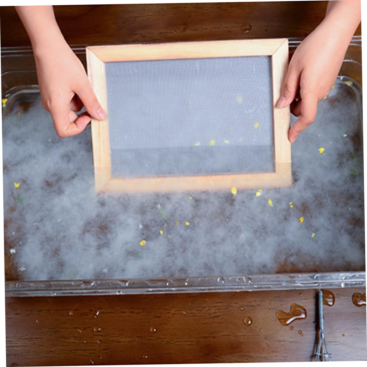 Beatifufu Paper Making Tool Set Envelope Mould and Deckle Mould Set Pretty Paper DIY Papermaking Kit for Adults