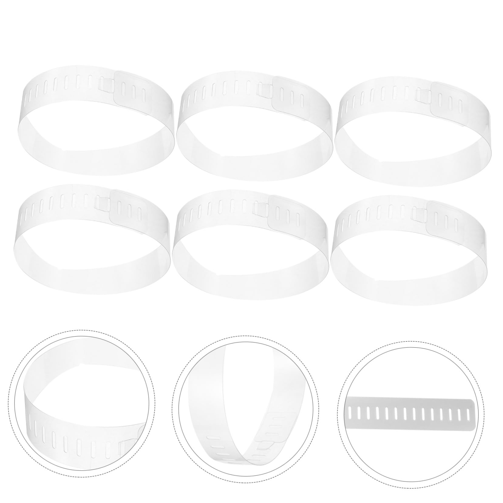GALPADA Cuello Estribo La Camisa Se Queda Suéter Camisas Camisa De Pvc Accesorio Camisa Moldeador De Clavícula Soportes De Collar De Plástico El Plastico Transparent