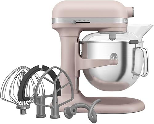 Vista 33 de KitchenAid Batidora de pie elevadora de tazón de 7 cuartos Rosa Seca