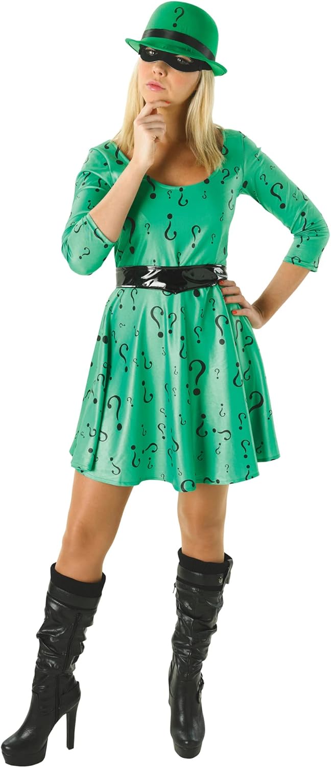 Amazon.com: Dc Riddler- Female XS : Clothing, Shoes & Jewelry