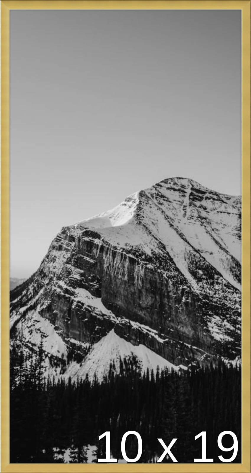 Frame It Easy 10 x 19 Gloss Gold Metal Frame (Ashford)