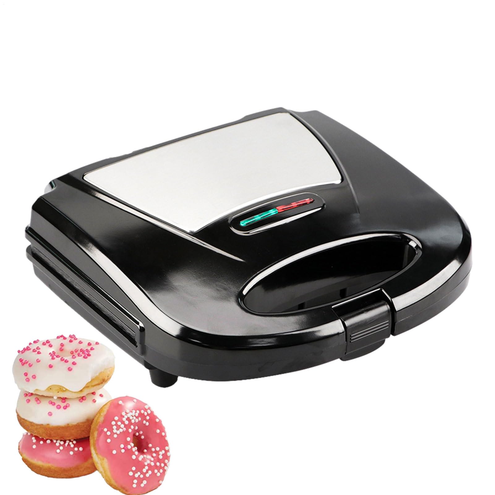 Macchina Per Ciambelle Elettrodomestico Con Rivestimento Antiaderente E 6 | Preparatore Per Colazione Da 750 Watt Per Casa Famiglia Colazione Dessert Snack Dolci Pancake