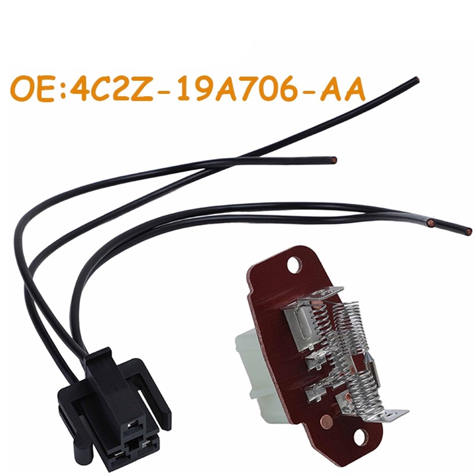 Motor del Ventilador Resistencia del Motor Ventilador HVAC 4C2Z19A706AA YH-1697 para Ford 1997-2014 E150 E250 1999-2007 F250 Automotor(with Line)